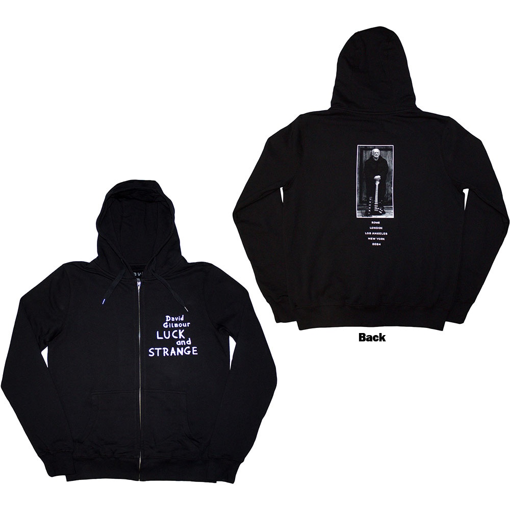 David Gilmour - Luck & Strange Tour Hoodie/trui - Zwart